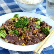 Orange Beef and Broccoli Stir-fry