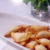 Ricotta and Vanilla Ravioli with Orange Mint Dipping Sauce