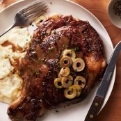 Rib-eye Steak -Pan-Seared, Spanish