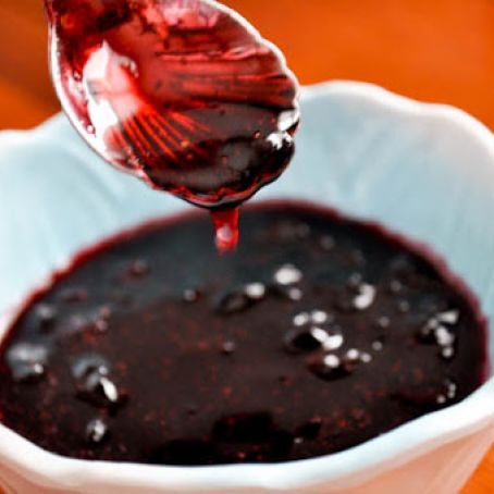 Blueberry Caramel Sauce