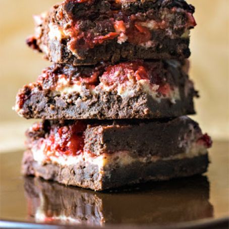 Cherry Cheesecake Brownies