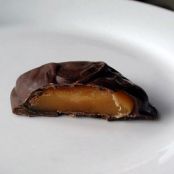 Sea Salt Caramels dipped in Dark Chocolate
