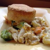 Creamed Chicken & Biscuits