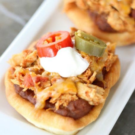 Chicken Fry Bread Tacos