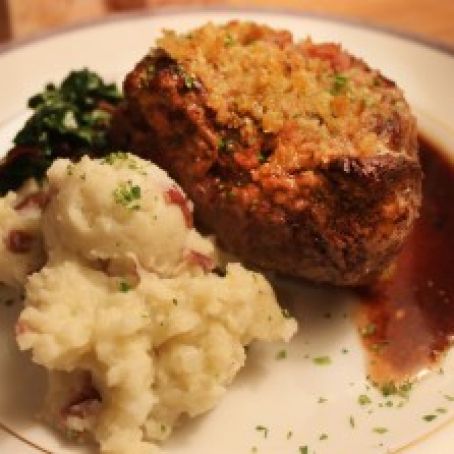 Smashed Garlic Red Skin Potatoes