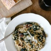Mushroom and Kale Risotto