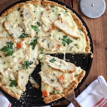 Chicken Pot Pie Pizza