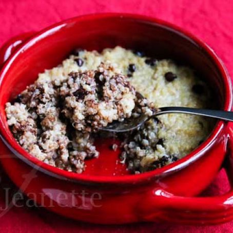 Quinoa Banana Chocolate Coconut Bake