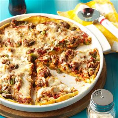 Crazy-Crust Sausage Pizza Recipe