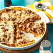 Crazy-Crust Sausage Pizza Recipe