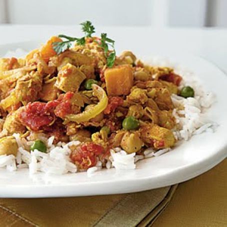 Sweet Potato Chicken Curry