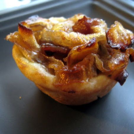 Onion and Pastrami Tartlets