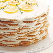 Meyer Lemon Thyme Icebox Cake