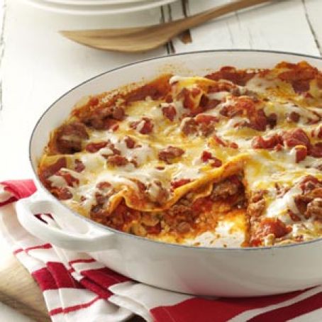 Skillet lasagna