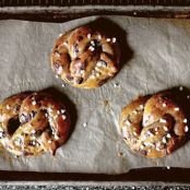 Chocolate Chip Brioche Pretzels