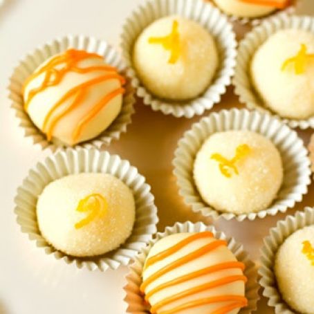 Mimosa Truffles