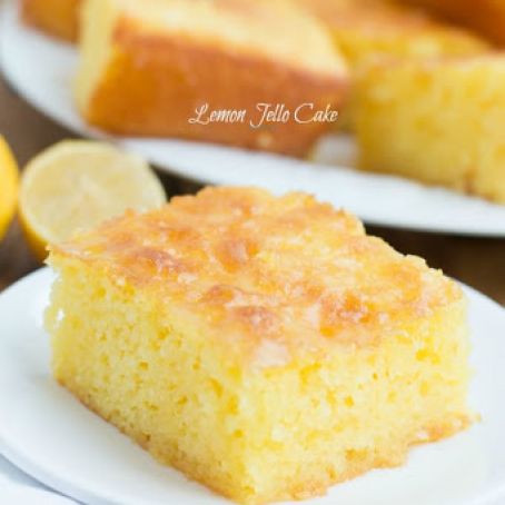 cake - Lemon Jello Cake