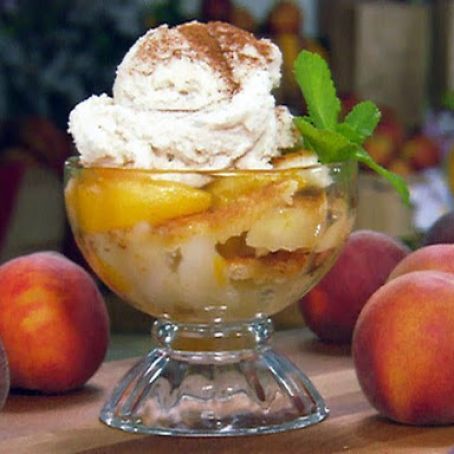 The Lady and Sons Peach Cobbler