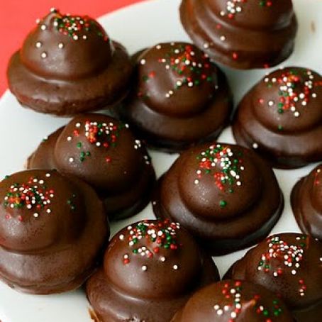 Chocolate Covered Marshmallow Cookies