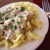 Slow Cooker Chicken Stroganoff