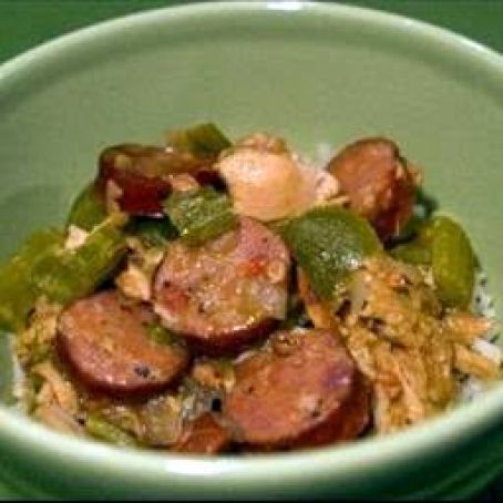 Crock Pot Chicken and Sausage Gumbo with Shrimp