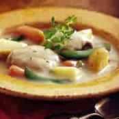 Slow Cooker Creamy Herbed Chicken Stew (Cooking for 2)