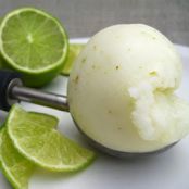 ICE CREAM - Smooth Homemade Lime Sorbert