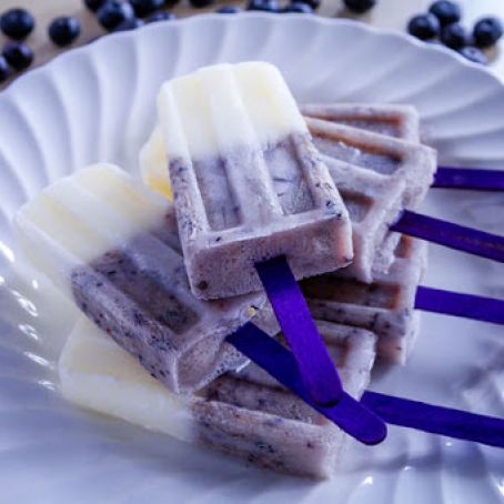 Blueberry Lemon Popsicles