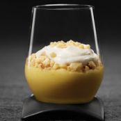 Lemon curd yogurt crumble