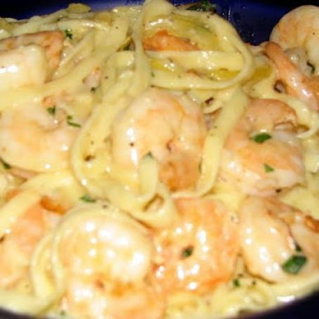 Lemon Garlic Shrimp (Spoodles)