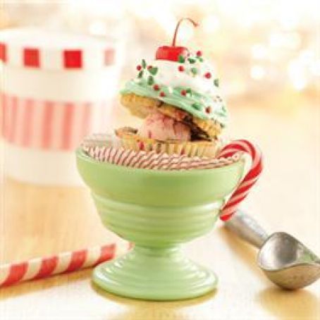 Funfetti® Holiday Sundae Cupcakes