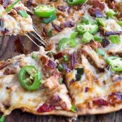 Grilled Honey Sriracha Chicken Pizza