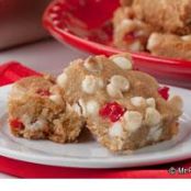White Chocolate Cherry Bars