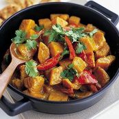 Squash & coconut curry