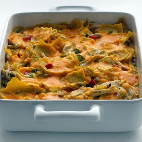 Healthified Chicken Tortilla Casserole