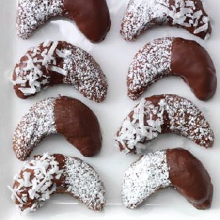 Chocolate Almond Crescents Recipe