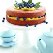 Lemon Cream and Berry Cake