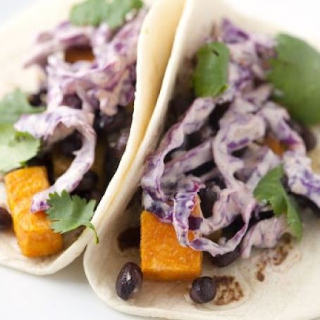Roasted Sweet Potato and Chipotle Tacos