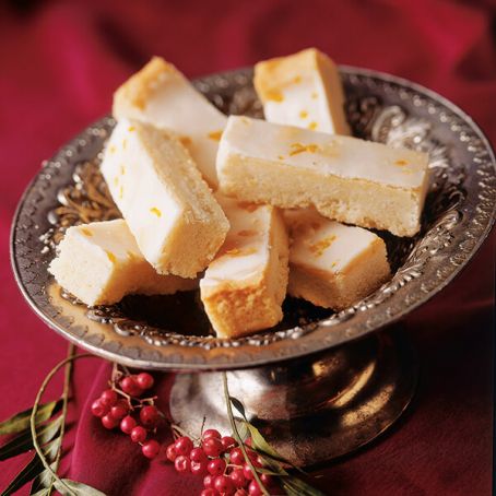 English Lemon Shortbread Strips