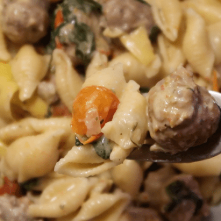 Instant Pot Sausage and Shells