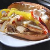 Easy Chicken Cheesesteak Sandwiches