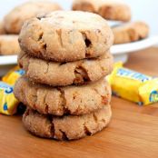 Butterfinger Chocolate Chip Peanut Butter Cookies