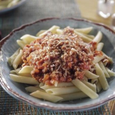 Penne with Spicy Sausage