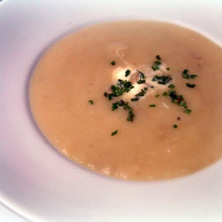 Puree' of Celery Root & Yukon Gold Potato Soup