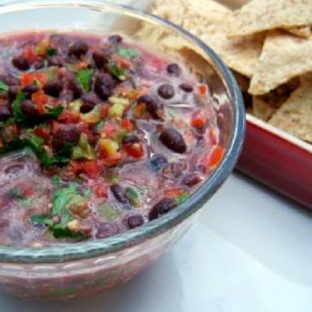Black Beans with Tomatoes and Onions