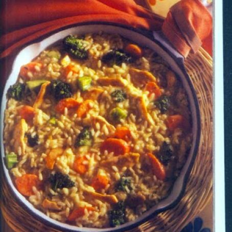 Chicken Broccoli Rice Skillet