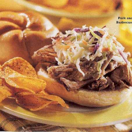 Pork and Slaw Barbecue Rolls