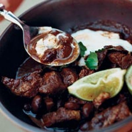 Goat Chili with Eye of the Goat Beans