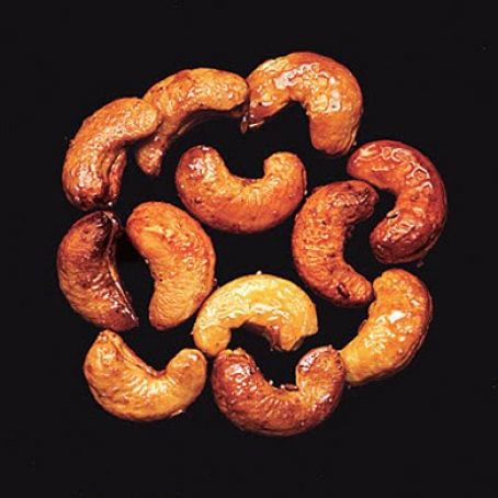 Carmelized Cashews with Cayenne (Bon Appetit)