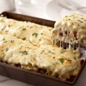 Creamy White Chicken & Artichoke Lasagna